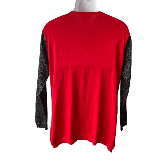 Spencer's Fa La La F@ck You Sassy Unicorn Light Up Ugly Christmas Sweater Size L - Picture 3 of 4